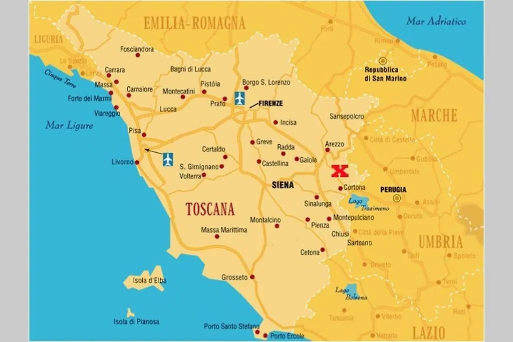 Tuscan Charme Of Cottage Roccaio Countryside Cortona Castiglion Fiorentino 0*,  Italie